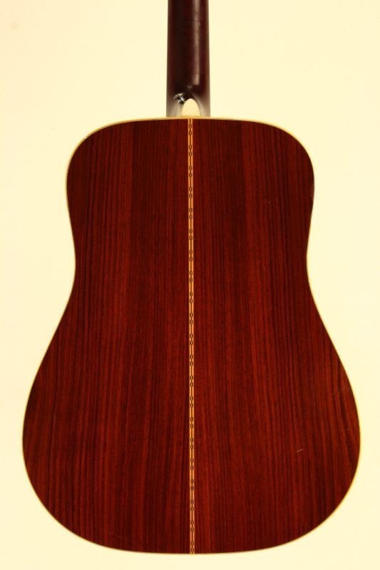 Martin D-28 1979 hinten Korpus