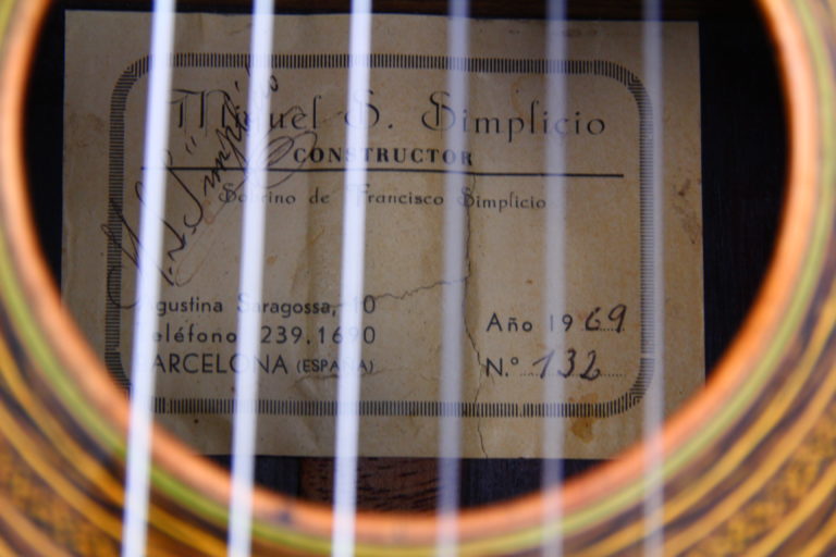 Miguel Simplicio (Sobrinos de Francisco Simplicio) label