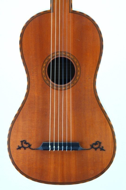 Dieter Hopf baroque guitar Korpus front