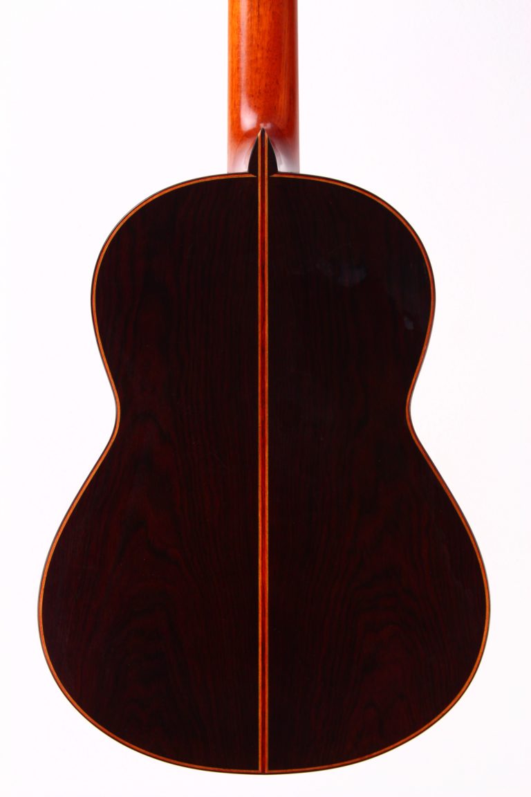 Francisco Barba 1981 Brazilian Rosewood body back