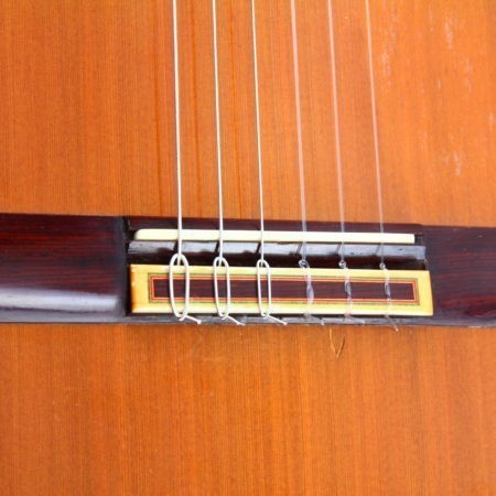 Francisco Barba 1981 Brazilian Rosewood bridge