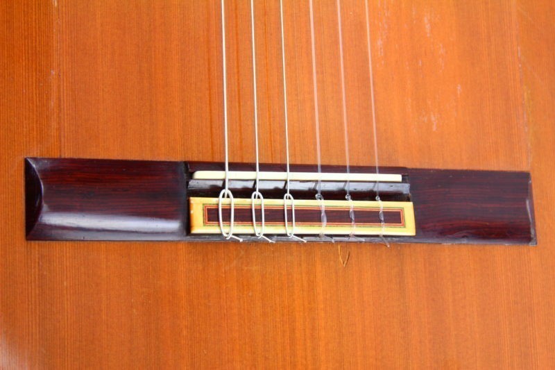 Francisco Barba 1981 Brazilian Rosewood bridge