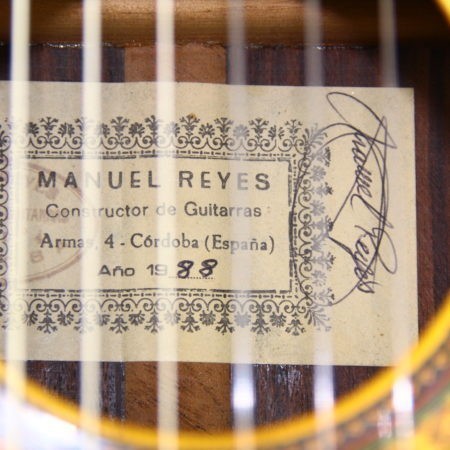 Manuel Reyes 1988 label