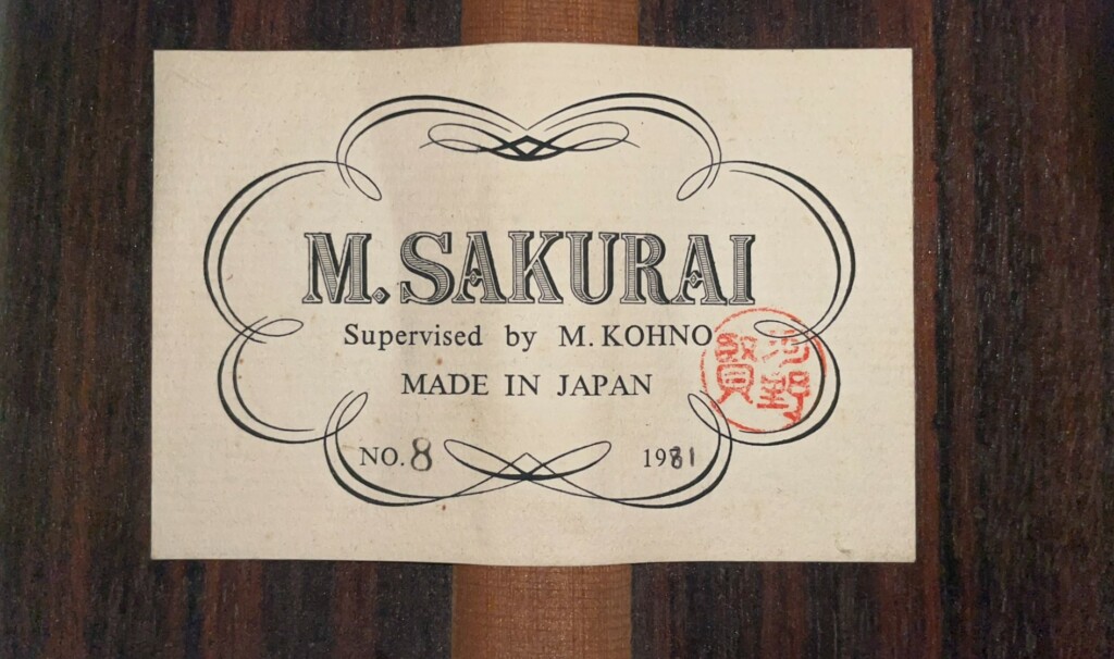 Masaki Sakurai M-8 1981 - Vintage Guitar World